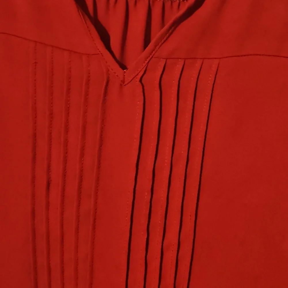Charlotte Russe Deep Red Blouse - Picture 2 of 5